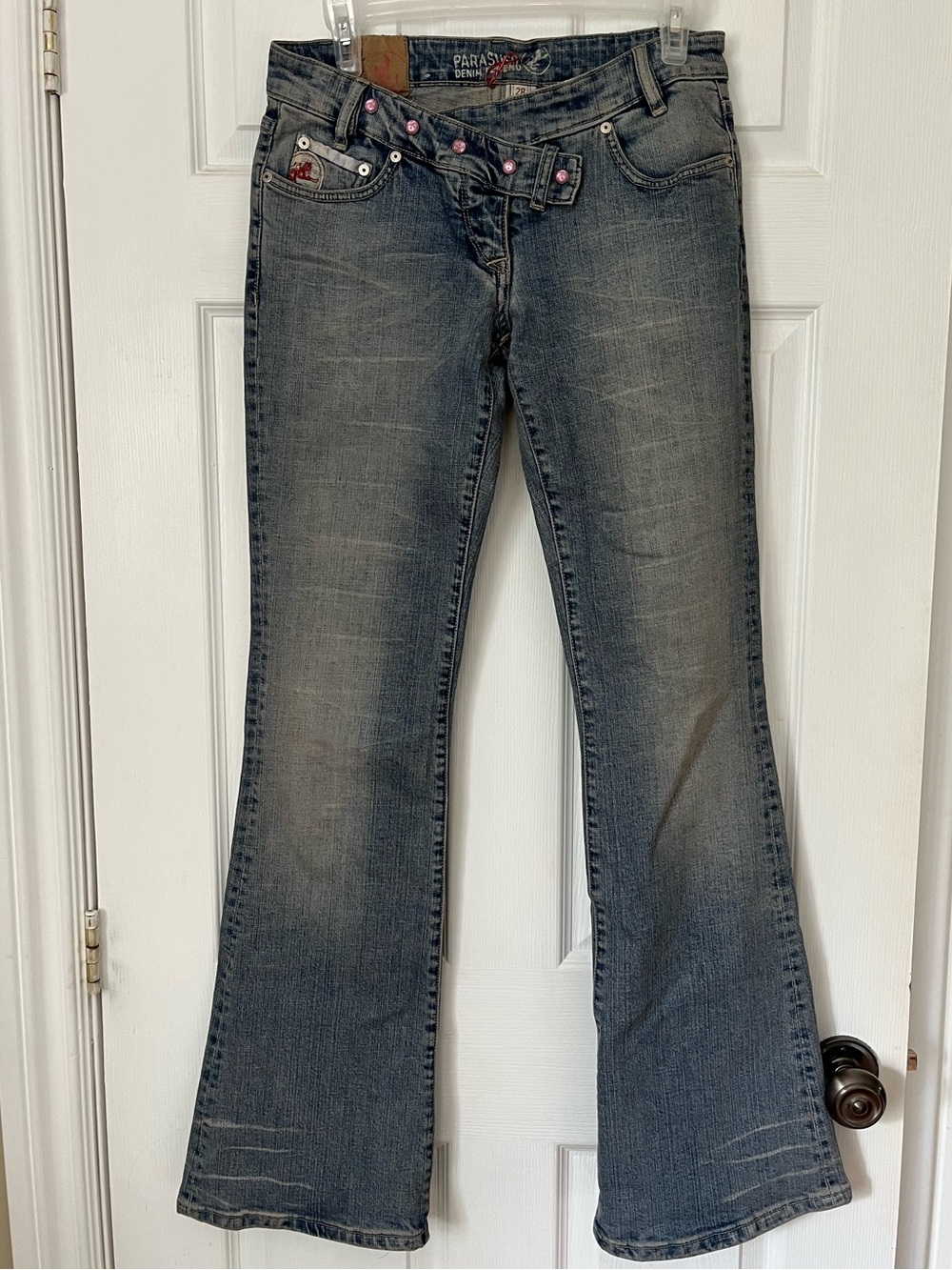 Parasuco Vintage low rise flare jeans